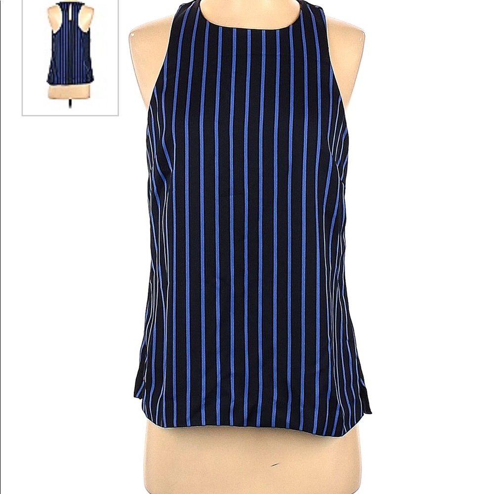 4/$20 Banana Republic Sleeveless Striped Blouse